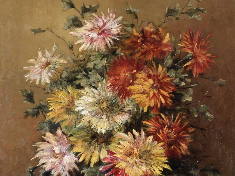 1856-Mary Gasparoli - Vaso con fiori